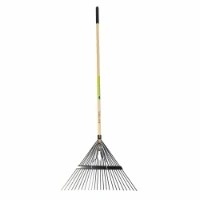 Grebla frunze 24 dinti flexibili maner lemn 1650mm - Img 5