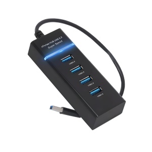Hub USB cu 4 porturi USB 3.0 viteza transfer de pana la 5Gbps - Img 1