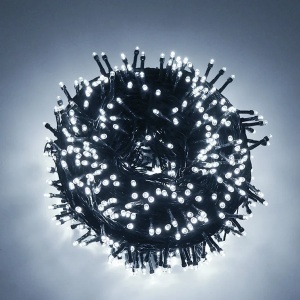 Instalatie Luminoasa tip Rola cu LED-uri pentru exterior/interior, Protectie IP44, 8 Programe, Lumina Alb Rece - Img 4
