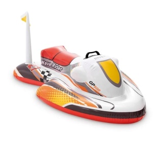 Jet Ski Gonflabil pentru copii 3 ani+, Intex, 1.17x0.77m, alb-multicolor - Img 4