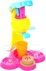 Jucarie creativ de preparat inghetata din plastilina, cu accesorii, MalPlay, multicolor - Img 3