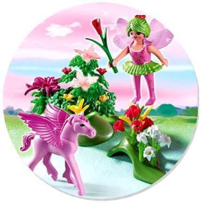 Jucarie Zana primaverii si calul inaripat cu accesorii Playmobil - Img 3