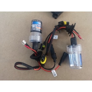 Kit de 2 becuri auto cu Xenon H7 HID, 6000K, 55W, 12V, balast slim, faza scurta, lunga, ceata, alb-rece - Img 4
