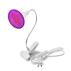 Lampa cu 200 LED-uri pentru cresterea plantelor, cu 2 tipuri de lumina si prindere cu clips - Img 2