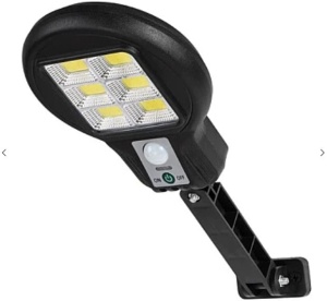 Lampa solara CL 182-6 cu Brat reglabil si Senzor de Miscare si telecomanda, pentru exterior - Img 1