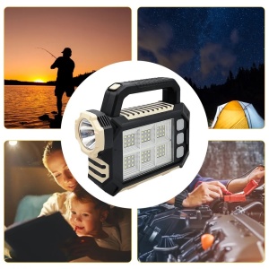 Lampa solara portabila tip lanterna cu functie powerbank - Img 2