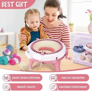 Masina de tricotat pentru copii cu 40 de ace - Img 3