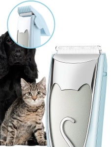 Masina de Tuns pentru Animale de Companie, VGR V-203, Fara Fir, 5W, Lama din Ceramica, 2 Accesorii, Bleu - Img 2