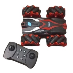 Masinuta de jucarie cu telecomanda RC Off-Road, 4x4, 360°, Drift 45°, Functii multiple, 4WD, +6 ani, rosie - Img 1