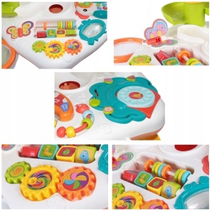 Masuta interactiva cu activitati pentru bebelusi 18 luni+, turn cu bile colorate - Img 4