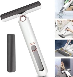 Mini mop compact si portabil pentru geam, parbriz sau praf cu maner - Img 2
