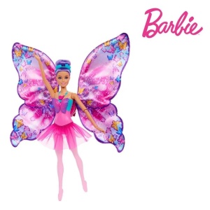 Papusa Barbie balerina cu transformare in fluture