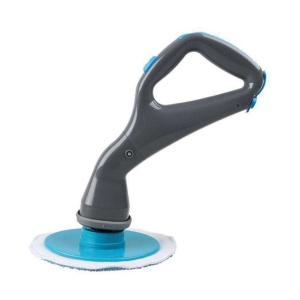 Perie electrica cu cap rotativ, fara fir, vine cu 3 perii si 1 laveta din microfibra, gri - Img 6