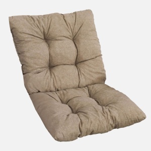 Perna de scaun pentru exterior, cu doua fete, fara fermoar, rezistenta la apa, Dimensiune 100x50 cm, Bej