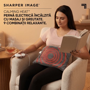 Perna electrica pentru masaj si ameliorarea durerilor cu 3 trepte de incalzire si 3 de masaj - Img 2