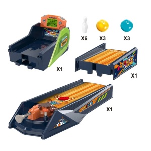 Pista de Bowling Lansator de Bile, pentru Copii 3 ani+, 6 Popice, 6 Bile - Img 6