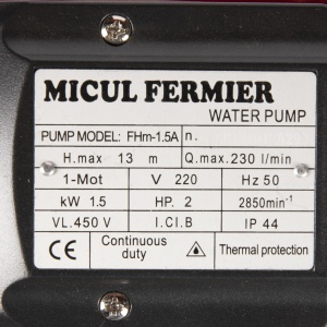 Pompa apa de suprafata FHM-1.5A motor mic" - Img 2