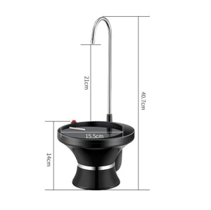 Pompa automata pentru bidon de apa, Incarcare prin usb, Suport pentru pahar - Img 7
