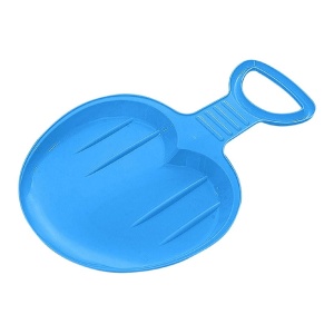 Sanie cu maner, pentru copii 3+ ani, ABS, 52x34cm, albastru/rosu/verde - Img 1