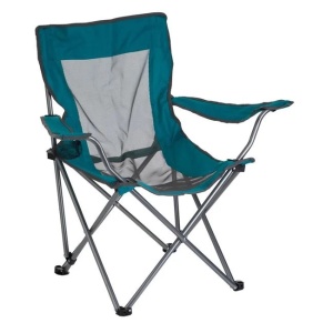 Scaun Camping Pliabil, cu Husa, 52x56x75cm, Turcoaz-Negru - Img 2