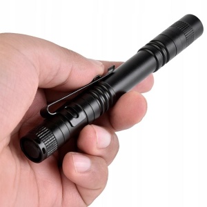 Set 4 Lanterne Tactice LED, Reincarcabile USB, Focus Ajustabil, Impermeabile, Aluminiu, Negru - Img 10