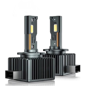 Set cu 2 becuri conversie hid-led, D3S, 35W, 12.000LM, Canbus, miez din cupru, radiator aluminiu - Img 1