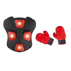 Set cu vesta si manusi de box cu lumini, sunete si muzica - Img 8