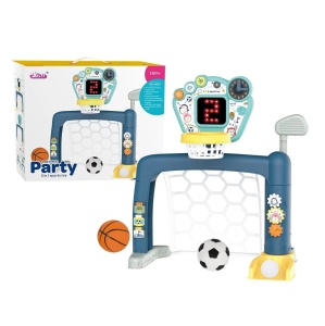 Set de jocuri sportive pentru copii 3 in 1, Golf, Fotbal si Baschet - Img 2