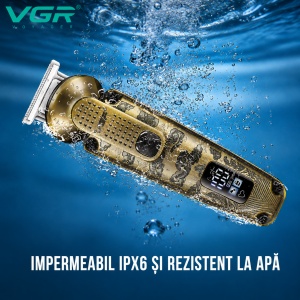 Set profesional de tuns si ingrijire 8 în 1 VGR V-095, Statie de incarcare, Trimmer, Aparat de tuns, Aparat de ras si accesorii multiple - Img 7