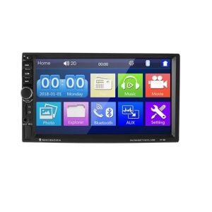 Sistem Media Auto MP5 cu Ecran Touch HD de 7", 7018B, Bluetooth, Telecomanda, Negru - Img 7