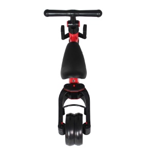 Tricicleta transformabila in bicicleta de echilibru, roata fata de 9 inci, pentru copii 2-6 ani cu inaltime intre 80-130 cm, 3.5 kg greutate, rosu/galben/alb - Img 5