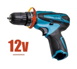 Trusa cu surubelnita electrica fara fir, 2 acumulatori 12V, 24 de accesorii incluse - Img 6