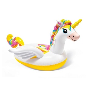 Unicorn Gonflabil, Intex, 2.26x1.73x0.97m, Alb-galben - Img 3
