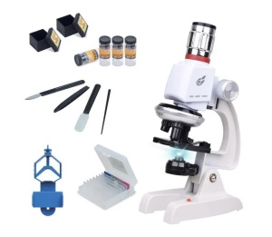 Valiza cu microscop, 3 nivele de marire (100x - 400x - 1200x)