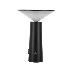 Veioza de masa LED, Pivotabila, Reglabila, Inaltime 19 cm, Culoare Negru - Img 3