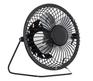 Ventilator Metalic cu USB , 13cm, negru - Img 4
