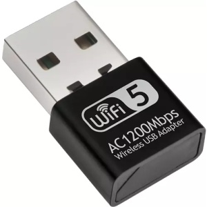 Adaptor - Receptor WiFi USB Wireless, 1200mbps, Compatibil Windows XP/Vista/7,8, 10, Linux sau MAC - Img 1