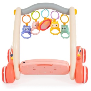 Antemergator cu Saltea de Joaca si Centru de Activitati, cu Muzica, Lumini si 4 Jucarii Detasabile, Multicolor - Img 4
