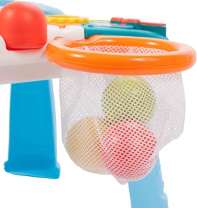 Antepremergator pentru copii 12 luni +, Malplay 2 in 1, cu jucarii detasabile, albastru - Img 11