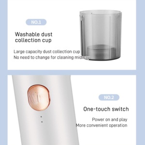 Aspirator manual 3 in 1, cu lumina UV, portabil, anti-acarieni si bacterii, 120W - Img 16