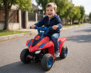 ATV electric pentru copii 2 ani+, motor 25W 390#*1, baterie 6V4AH*1 - Img 2