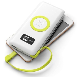 Baterie externa fast charge, 15000mAh, incarcare wireless magsafe, USB Type-C, micro USB, lightning - Img 3