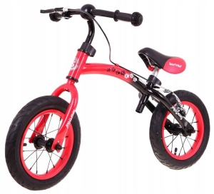 Bicicleta pentru copii 3 ani+, fara pedale cu cadru reversibil Boomerang WB-06, rosu - Img 4