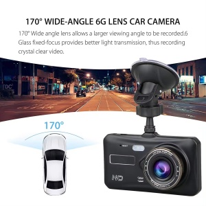 Camera auto DVR, Ecran 4", Dual Lens, Full HD, 170°, Night Vision, G Senzor, Detectie Miscare, Monitor Parcare, Negru - Img 9