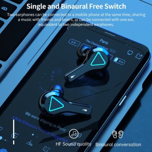 Casti In-Ear Wireless, Bluetooth 5.0, Microfon Incorporat, Afisaj LCD, 50Hz-KHz, 108dB, 16Ω, 1,5A, 5V, Negru - Img 10