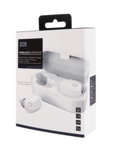 Casti wireless bluetooth earbuds cu carcasa de incarcare, alb - Img 3
