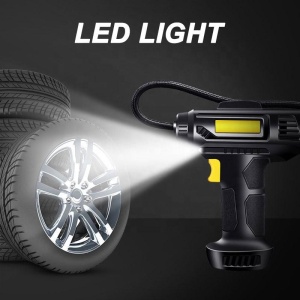 Compresor auto 12 V 10 bari, Putere 120 W, LED si manometru integrat - Img 9