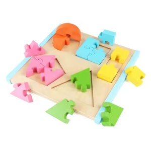 Cub Logic din lemn cu centru de activitati, Multifunctional 5 in 1, pentru copii 3 ani+ - Img 6