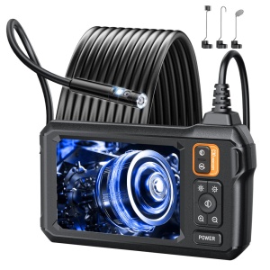 Endoscop cu Display, 2 Camere, C30M, Full HD 1080P, 5m Lungime, IP67, Negru - Img 5
