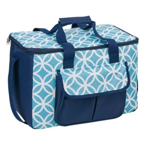 Geanta Izoterma pentru alimente, 28L, 42x23x29cm, Albastru-Turcoaz - Img 2